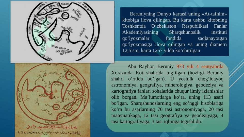 O’zbekistonda kartografiya  fanining rivojlanishi 6