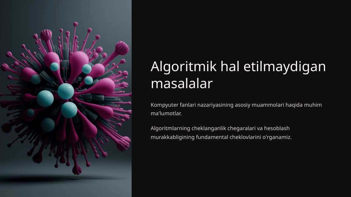 Algoritmik hal etilmaydigan masalalar