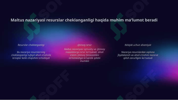 Klassik iqtisodchilar, Rikardo, Maltus, Xyum. 4