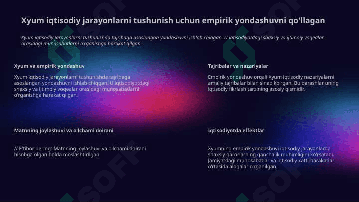 Klassik iqtisodchilar, Rikardo, Maltus, Xyum. 8