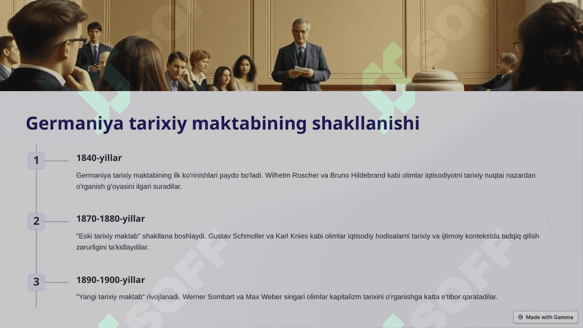 Germaniya tarixiy ta'limotlari va marjinalizm 2