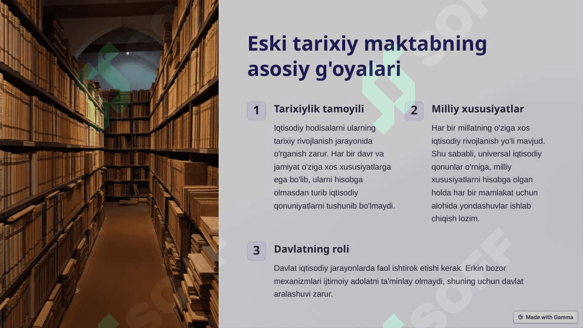Germaniya tarixiy ta'limotlari va marjinalizm 3