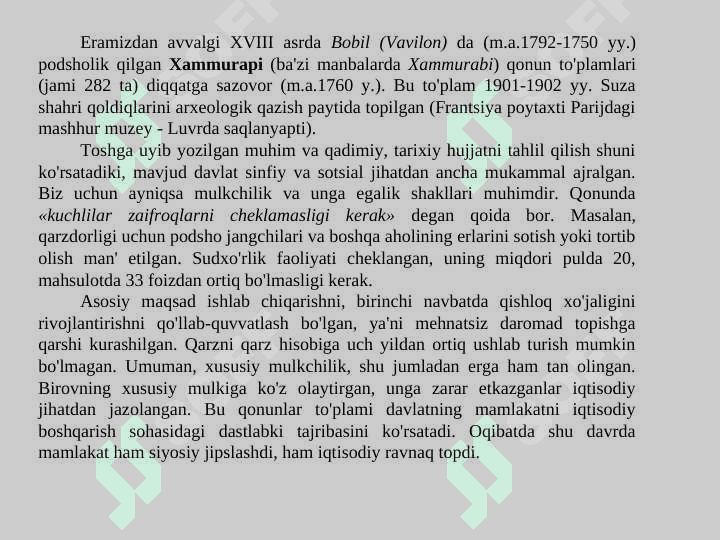 Ayyemgi dunya, feodal jamieti xam daslepki kapitalizmnin ekonomikalık taliymatları 7