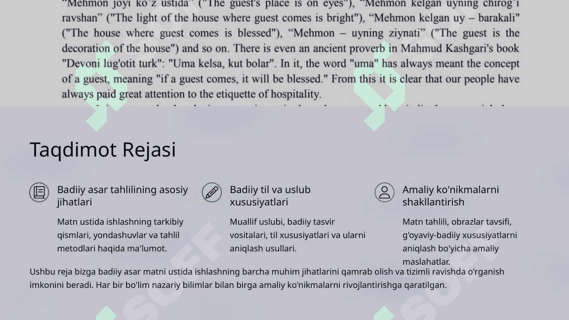 Badiiy Asar Matni Ustida Ishlash 2