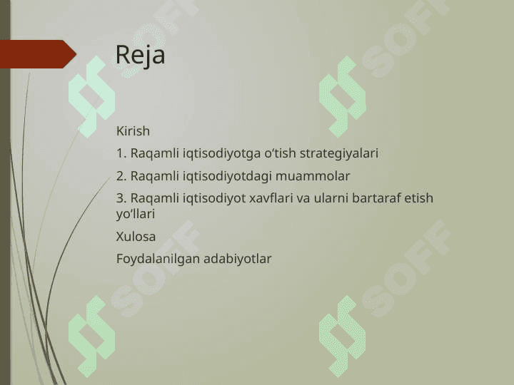 Raqamli iqtisodiyotga o‘tish strategiyalari muammolar va xavflar 2