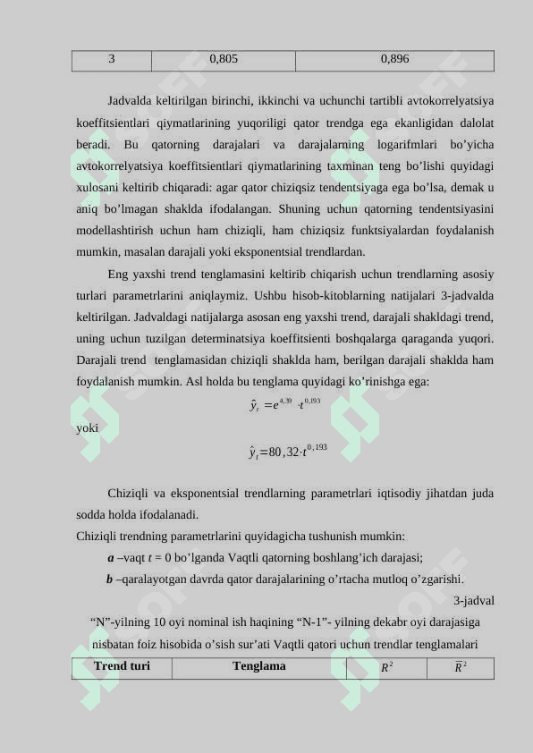 Vaqtlarqatorlar  turlari (trend modellari) 5