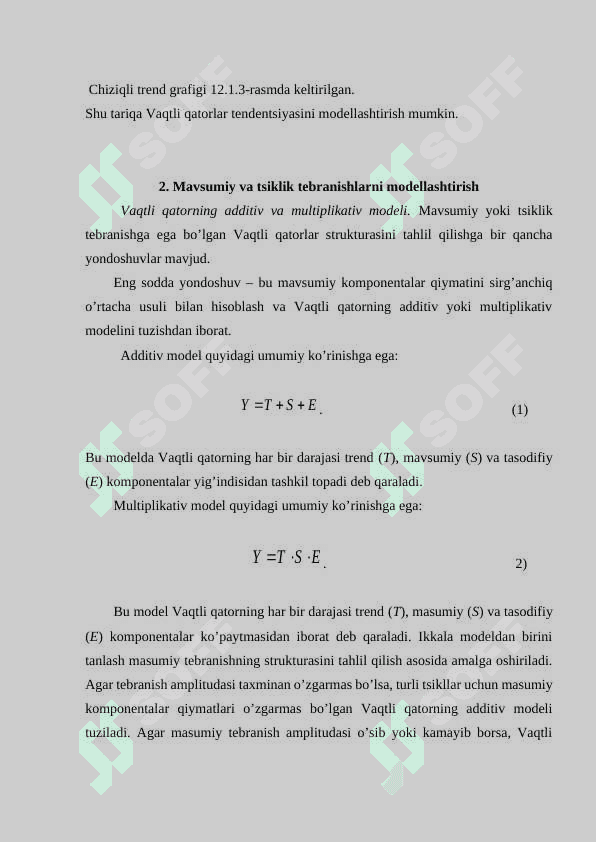 Vaqtlarqatorlar  turlari (trend modellari) 7