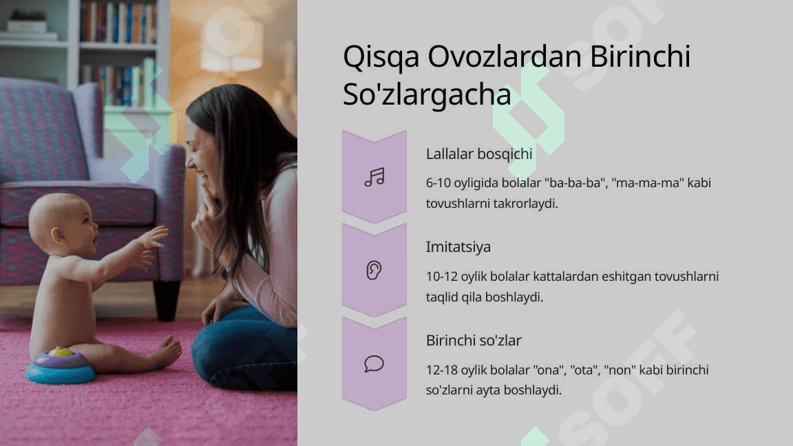 Bolalar nutqida ona tili tovushlarini paydo boʻlish ketma ketligi 6