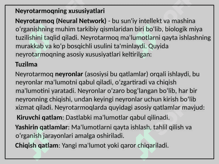 Neyrotexnologiyalar va sun’iy obyektlar 7