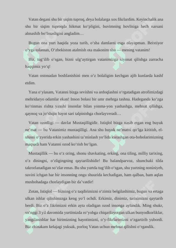 VATAN HAQIDA 2
