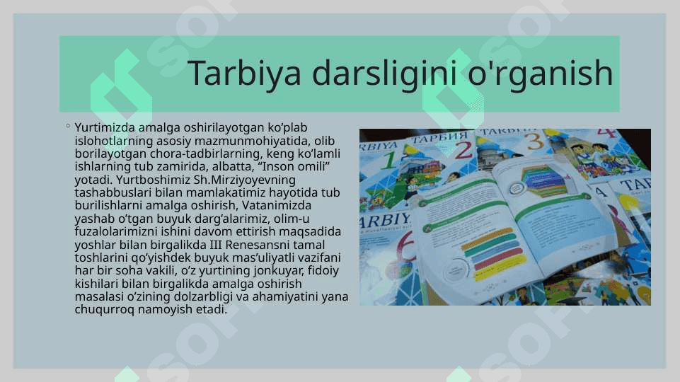 Tarbiya darsligini o'rganish 2