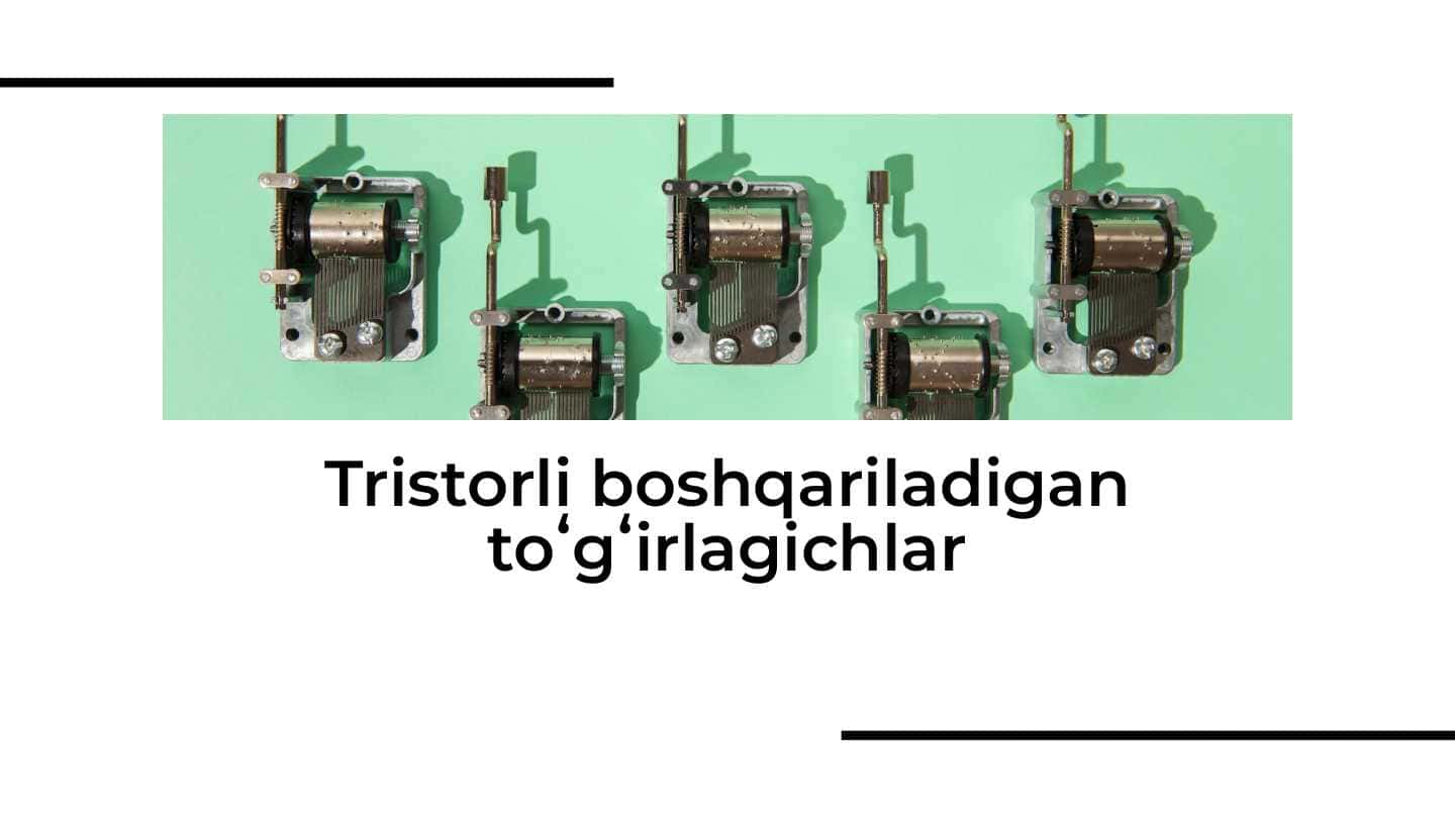 Tristorli boshqariladigan to'g'irlagichlar
