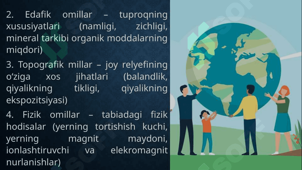 Muhit omillari va ularning tirik organizlarga ta’siri 5