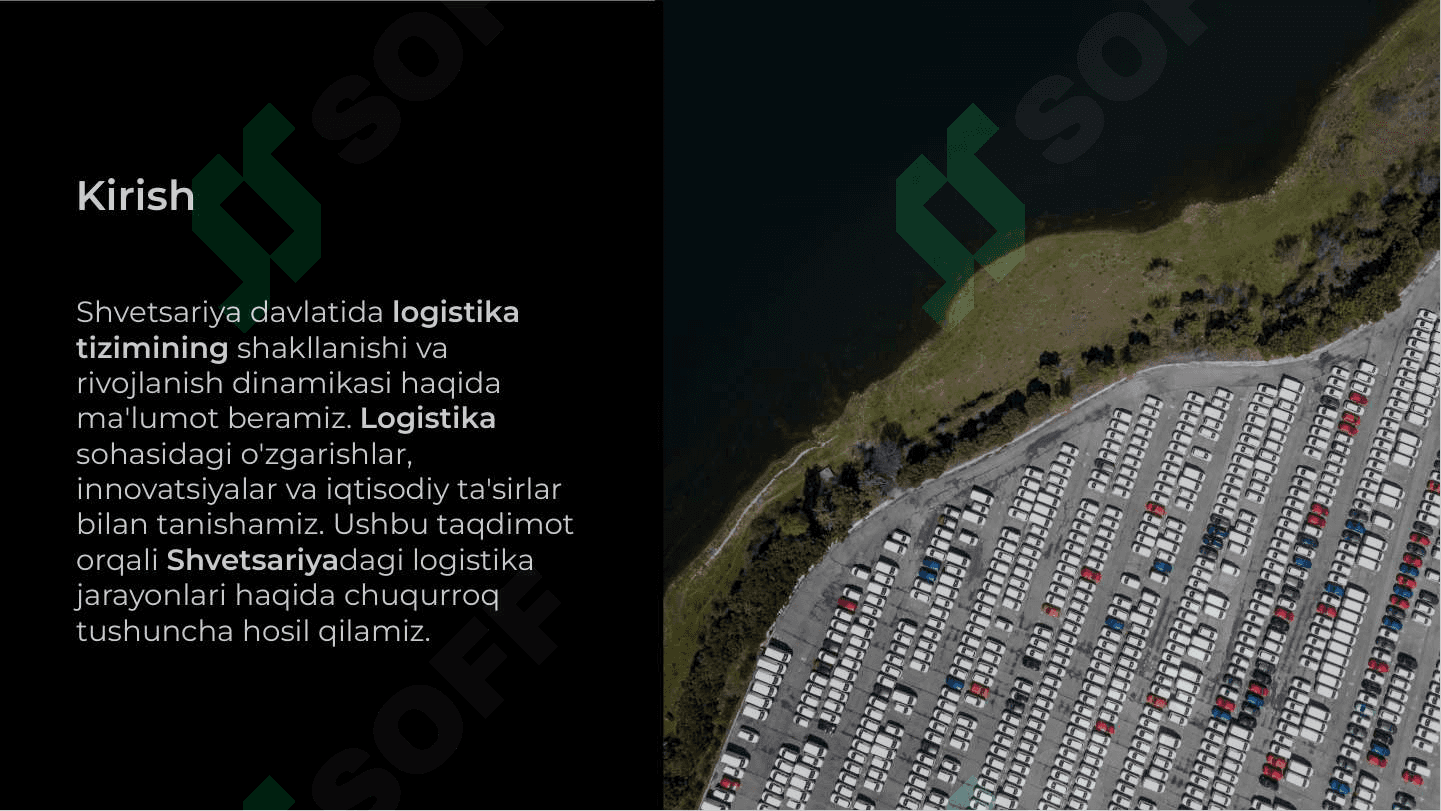 Shvetsariya davlatida logistika tizimining shakillanishi va rivojlanishi 2