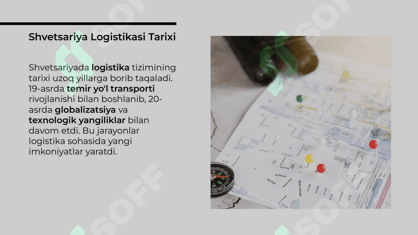 Shvetsariya davlatida logistika tizimining shakillanishi va rivojlanishi 4