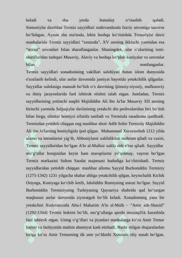 TERMIZ SAYYIDLARI 3