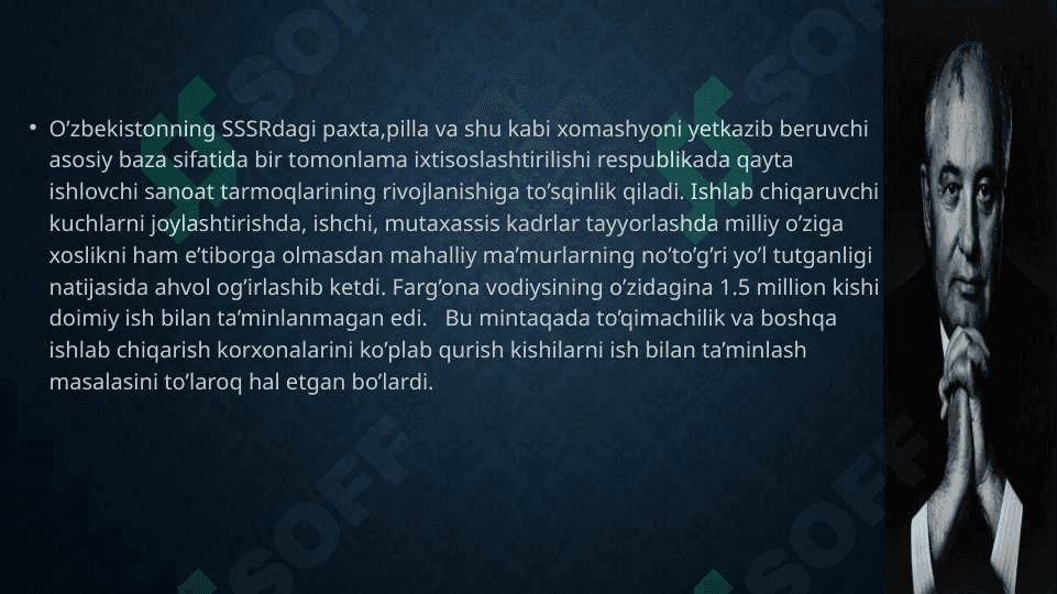 Qayta qurish’ yillarida o’zbekistondagi ijtimoiy-siyosiy vaziyatlar. 3