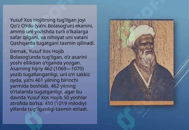 Yusuf Hos Hojibning ta’lim-tarbiya va ahloqiy qarashlari 2