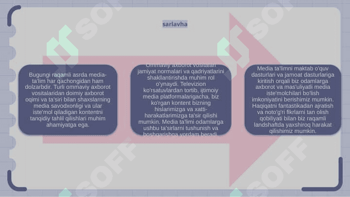 Bugungi kunda mediya taʼlimning dolzarbligi 5