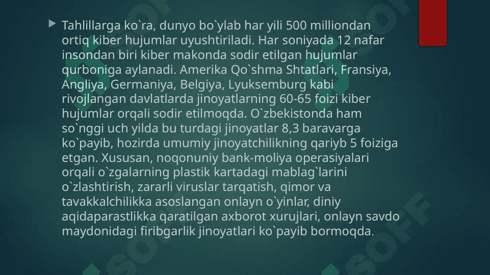 O’zbekistonda kiberxavfni bartaraf etish xizmati 4