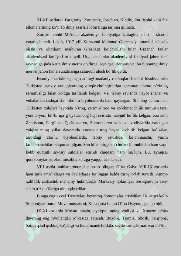 Musulmon Uyg‘onish davrida O‘rta Osiyoda ilm-fan 5