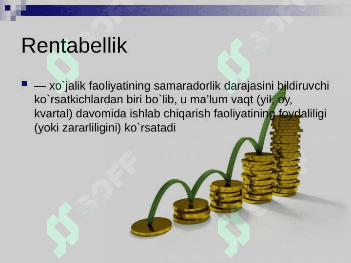 Foyda rentabelligi statistikasi 2