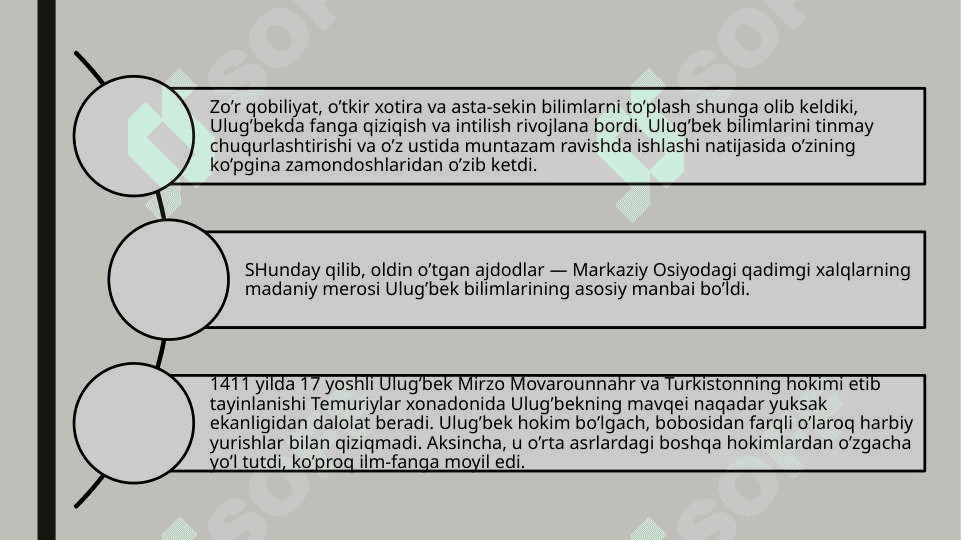 Mirzo Ulug'bek - davlat arbobi va buyuk olim 7