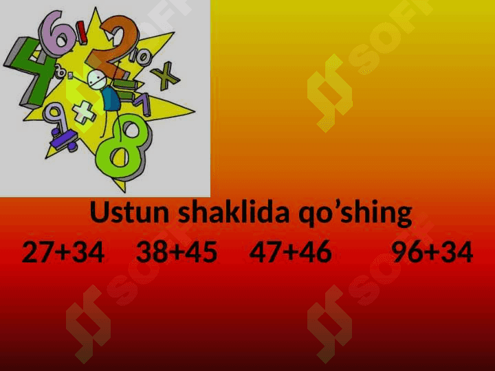 O’nlikdan o’tib qo’shish 4