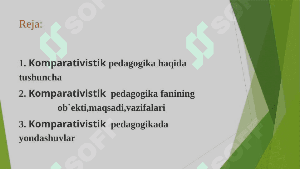 Komparativistik pedagogika fanining taraqqiyot bosqichlari 2