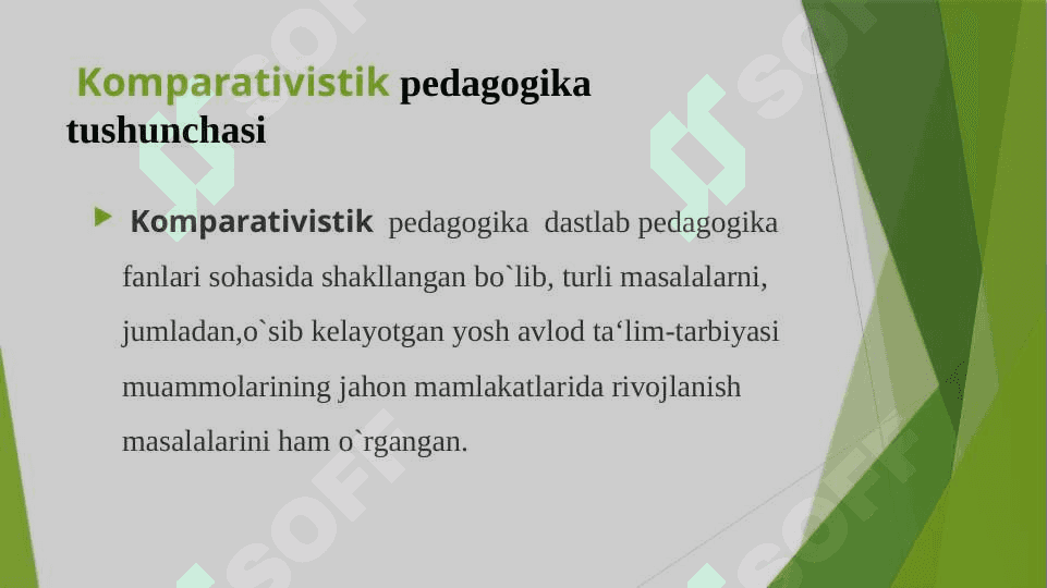 Komparativistik pedagogika fanining taraqqiyot bosqichlari 3