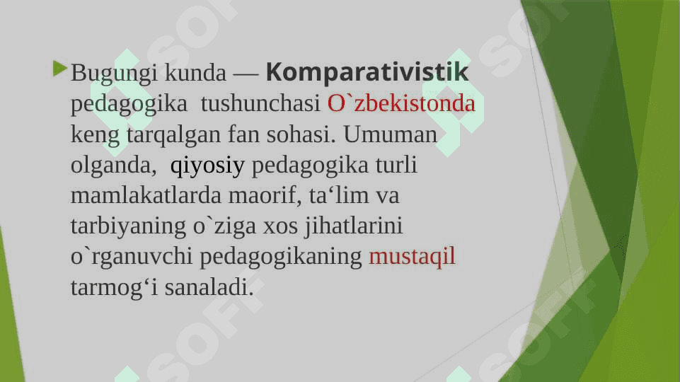 Komparativistik pedagogika fanining taraqqiyot bosqichlari 5