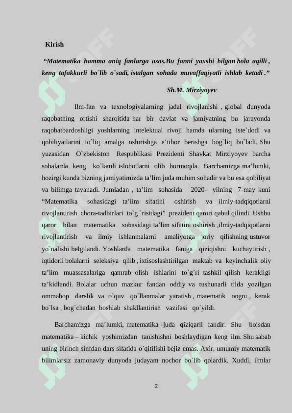 To'plamlarni akslantirish va uning turlari (6) 2