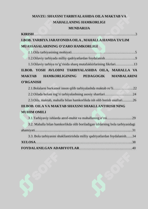 SHAXSNI TARBIYALASHDA OILA MAKTAB VA MAHALLANING HAMKORLIGI 2