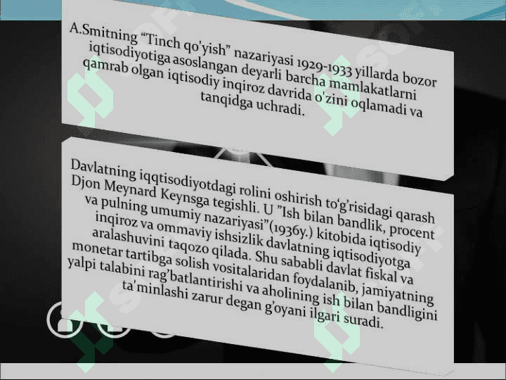IQTISODIYOTDA DAVLATNING ROLI 6