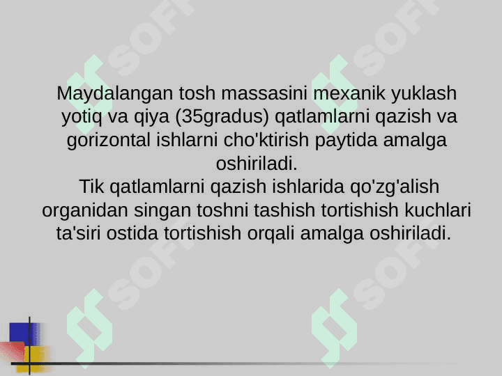 Kon mashinalari funksional yuklash organlari 4