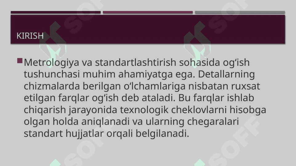 Ogʼishlar va chizmalarda qullanilishi 2