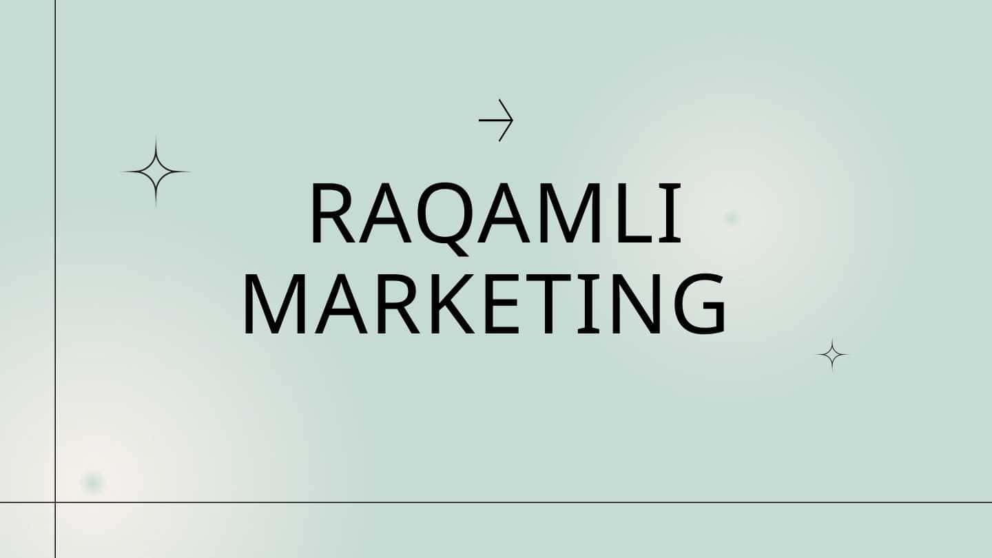 RAQAMLI MARKETING