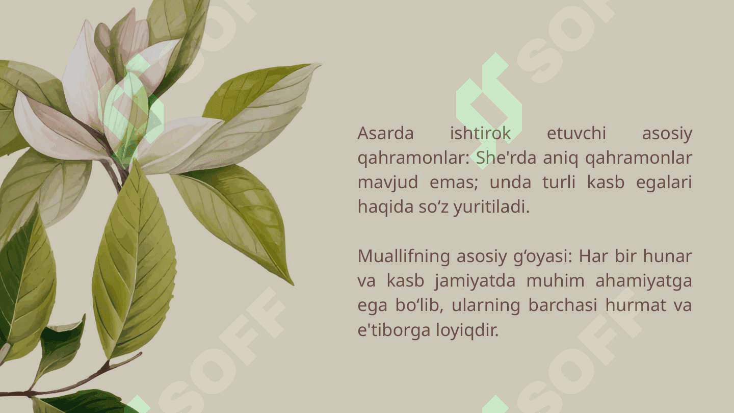 Asar nomi: Hamma hunar sevimli Muallif: Olqor Damin, Sher.Asar nomi:Abu Ali ibn Sino, Rivoyat 2