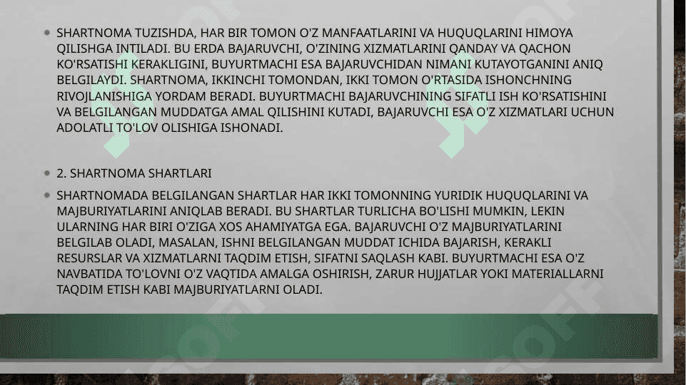 shartnoma doirasida “buyurtmachi” va “bajaruvchi” munosabatlari 3