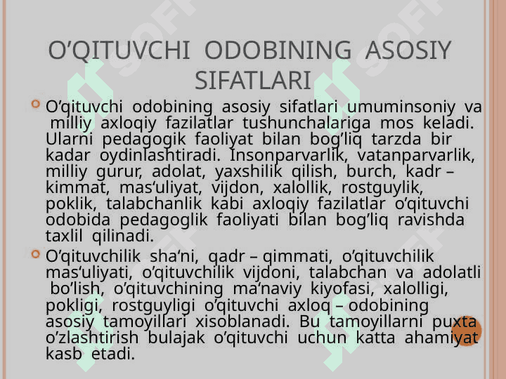 PEDAGOGIK NAZOKATNING MOHIYATI VA MAZMUNI 8