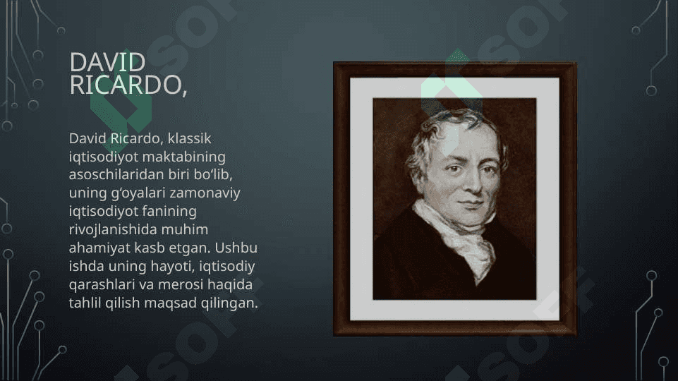 DAVID RICARDO 3