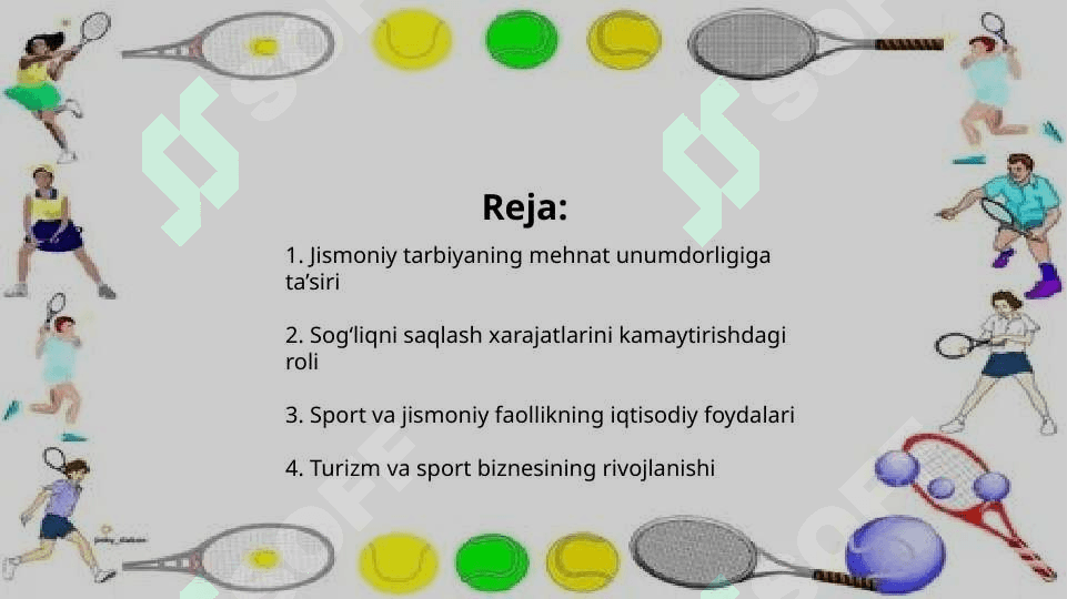 Jismoniy tarbiyaning jamiyat rivojlanishidagi moddiy va iqtisodiy samaradorligi 2