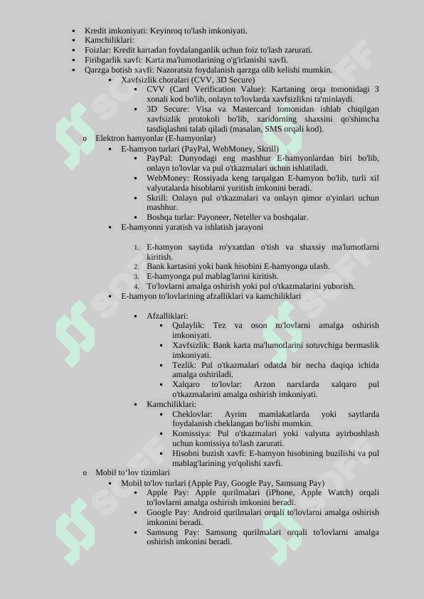Internet toʻlov tizimlari va ularning ishlash texnologiyalari 3