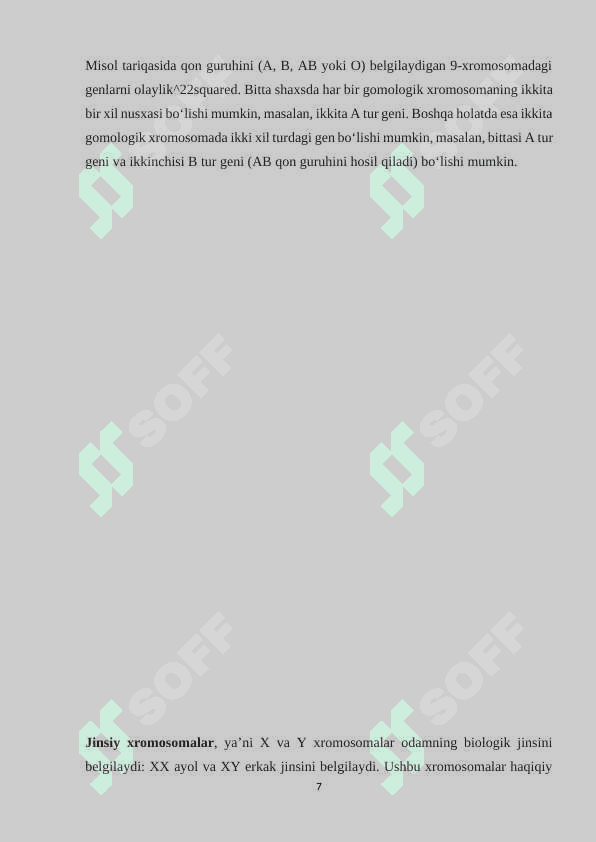 Xromosomalar 6