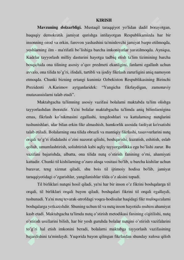Maktabgacha tarbiya yoshdagi bolalarni har tomonlama tarbiyalashda ona tilining ahamiyati 2