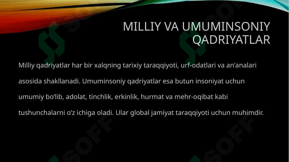 Qadriyatlar falsafasi mavzusida slayd 7