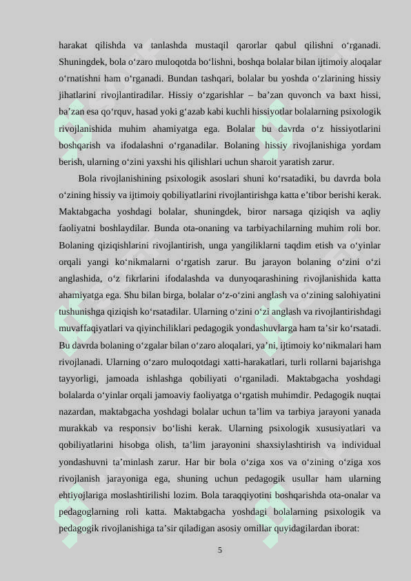 MAKTABGACHA YOSHDAGI BOLALARNI AQLIY TARBIYALASHDA DIDAKTIK O‘YINLARDAN FOYDALANISH. 5