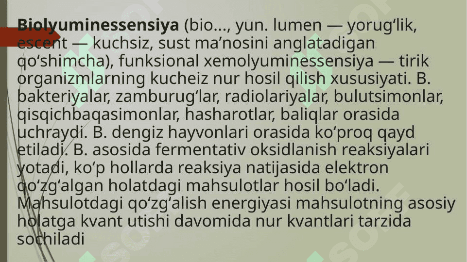 Biologik oksidlanish. Katabolizmning umumiy yo'llari 2