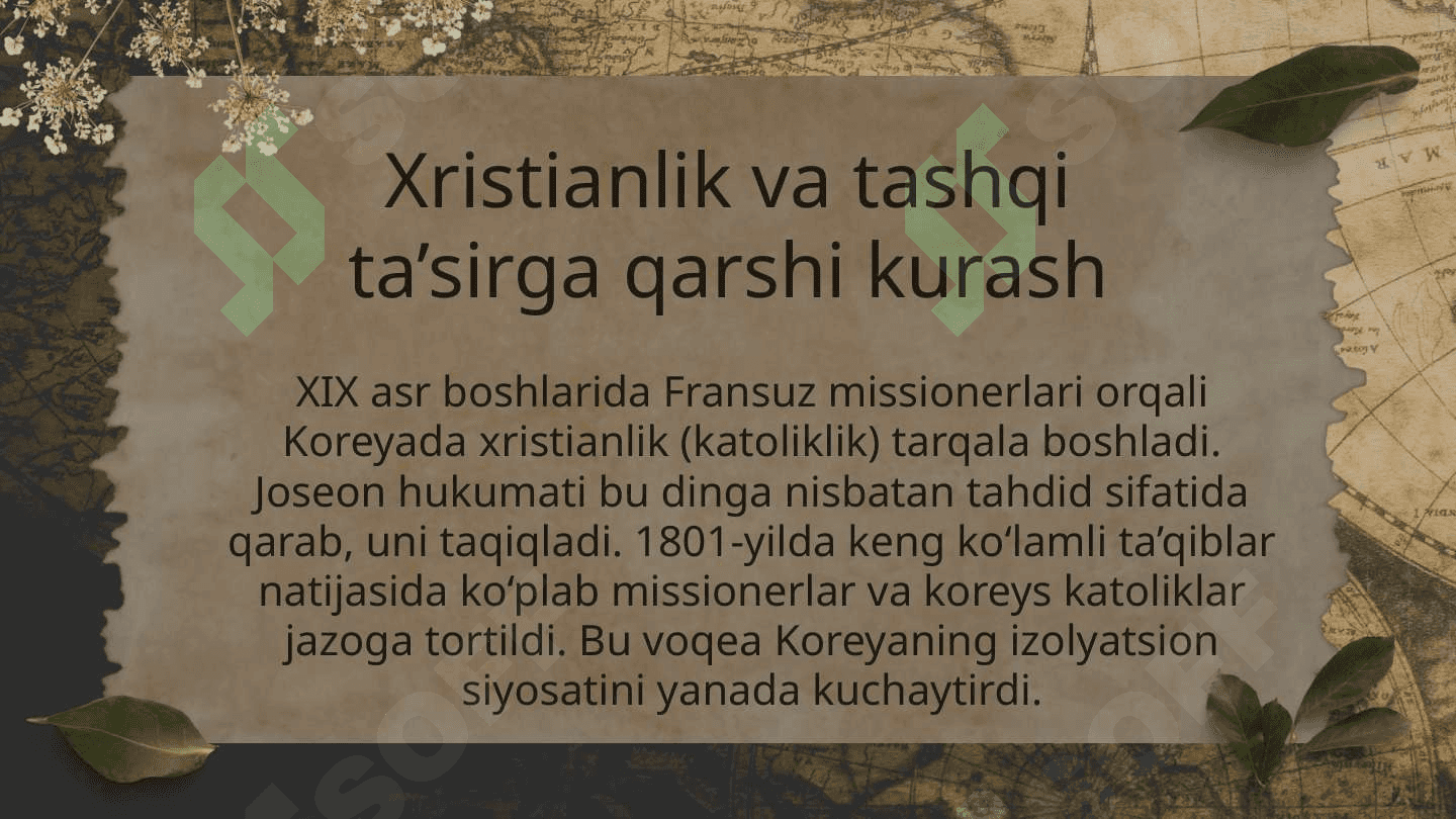 Mavzu: XIX asrda Koreyaning xalqaro ahvoli 4