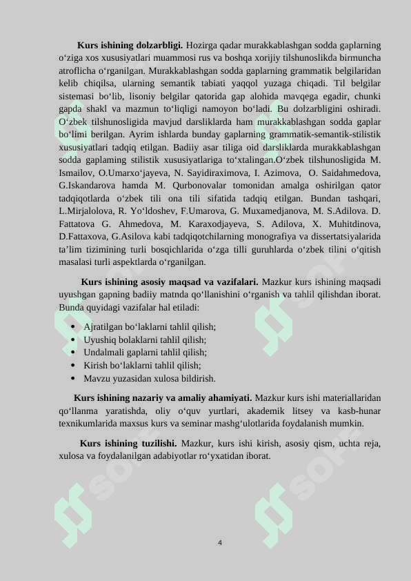 Metaforaning badiiy san’at hosil qilish xususiyatlari KURS ISHI 4